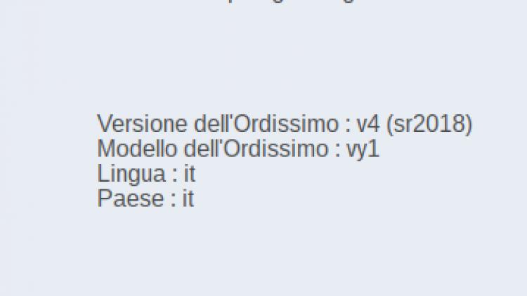 versione dell'Ordissimo
